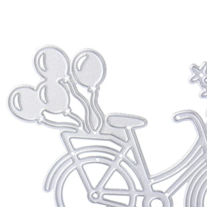 Симпатичный велосипед DIY трафареты для резки металла скрапбукинга бумаги