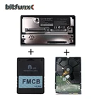 Адаптер BitFunx 8 Мб v1.953 FMCB + SATA HDD + 320 Гб SATA HDD с 70 играми, установленными для консоли PS2 FAT(30000 или 50000)