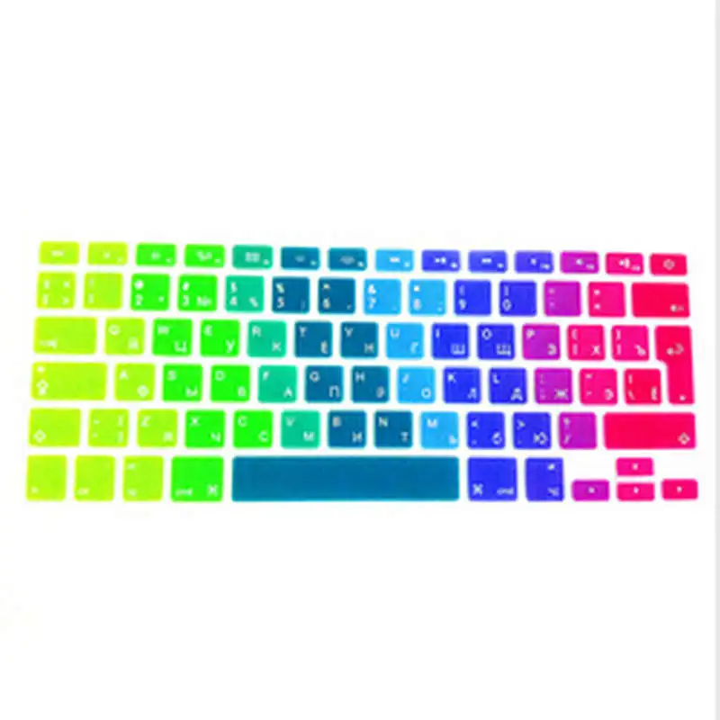

Russian UK Silicone Keyboard Cover Skin Protector For Apple MacBook Pro Air 13" 15" 17" for Macbook Retina Display 13 inch