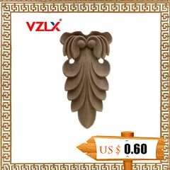 VZLX китайский Деревянный винтажный деревянный резной угловой декор для стен, декор для стен, Неокрашенная рамка, аппликация, аксессуары для украшения дома