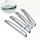 Для Honda Civic 2016 2017 2018 2019 хром углеродное волокно стиль дверная ручка Крышка отделка накладка стайлинга автомобилей Молдинг