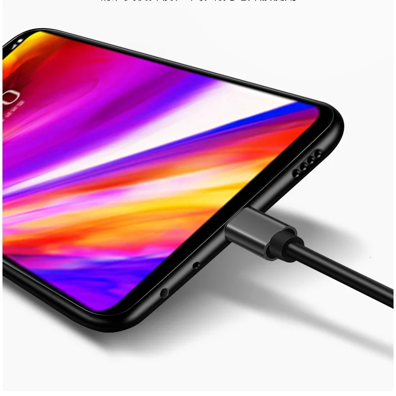 Для LG G7 чехол ThinQ задняя крышка из закаленного стекла для телефона мягкая