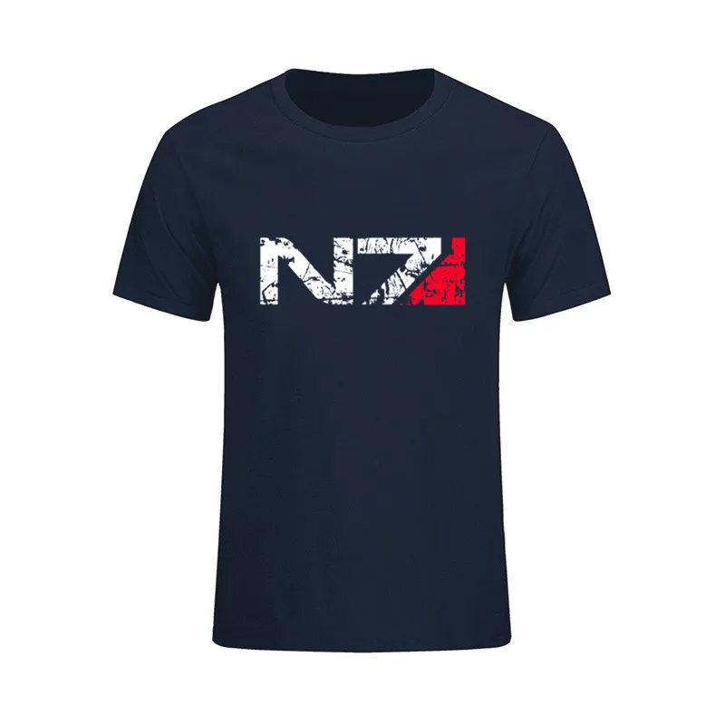 Mass Effect N7 Винтажная Футболка спецназа для мужчин 2017 Kanye West camisa masculina kpop dota 2 Джерси