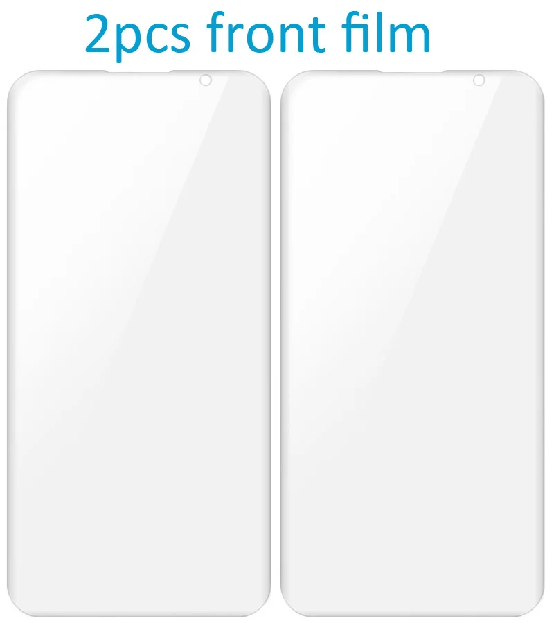 2pcs front film Imak Гидрогелевая пленка 3 III для Meizu 16 Plus задняя Передняя Задняя Защитная Прозрачная Олеофобная пленка - Цвет: 2pcs front film