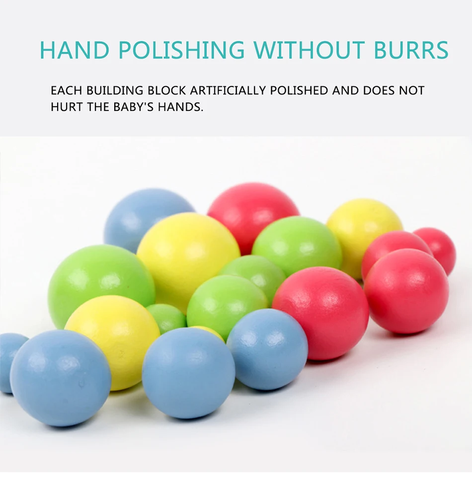 Montessori Educational Wooden Toys Children Math Toys Clip Beads Multi-functional Learning Toy Educational Toys For Children