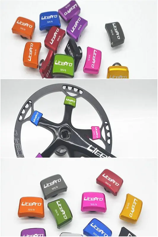 5 шт./компл. LITEPRO шатун со звездами для велосипеда гайки болта для MTB велосипед Велоспорт передняя Звездочка звездочка цепной передачи