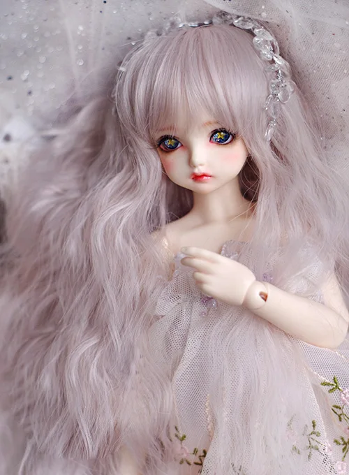 Парики для кукол BJD серебристые розовые разноцветные с зубцами 1/3 1/4 1/6 1/8 DD Кукла sd