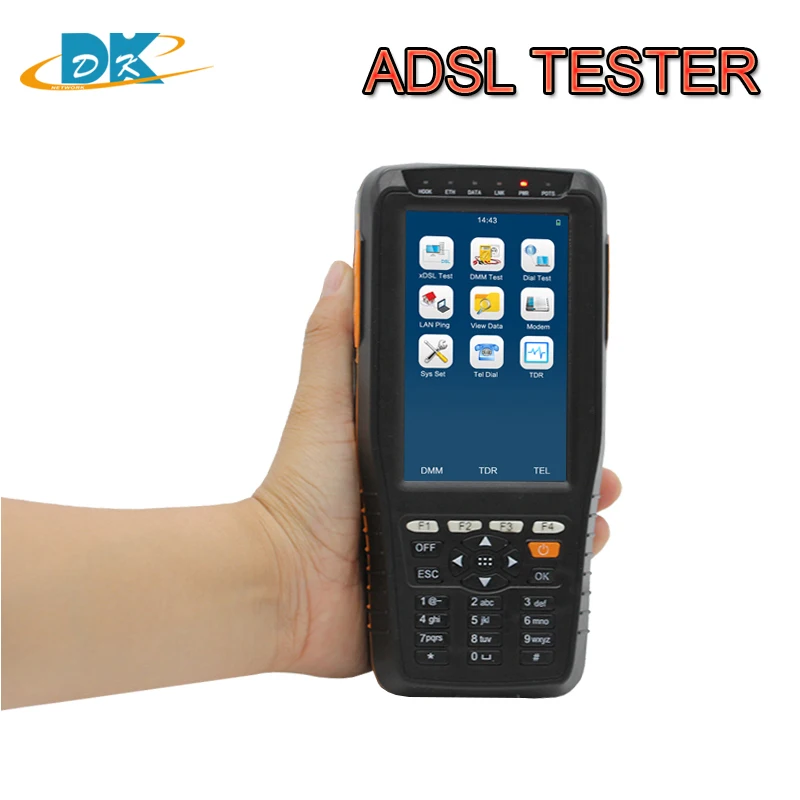 TM-600 ADSL2+ прибор для тестирования ADSL ADSL2+ для xDSL TM600 VDSL2 тестер ADSL для линия xDSL Тесты и техническое обслуживание инструмент DMM ADSL VDSL2