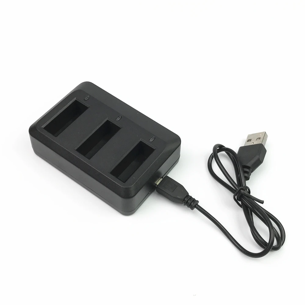 Новый параллельно Батарея Зарядное устройство USB 3 Порты и разъёмы 7 V адаптер для
