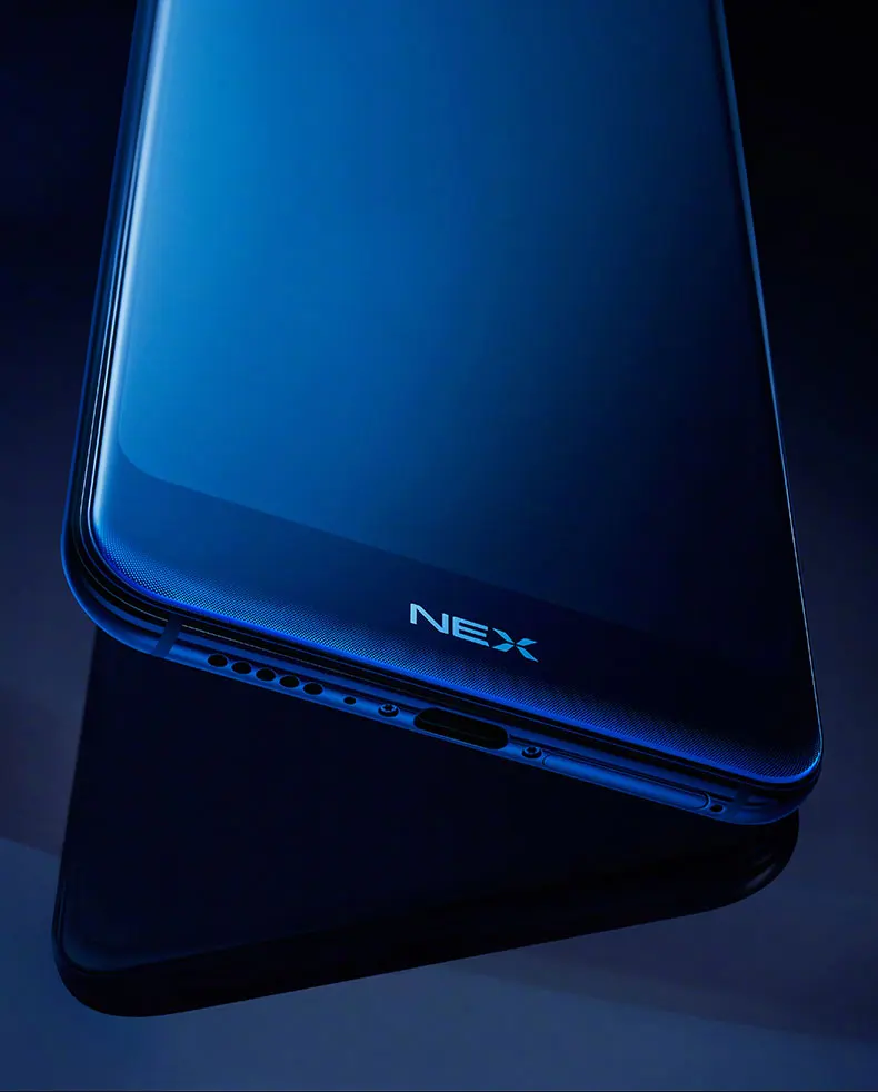 Двусторонний мобильный телефон vivo nex 2, 10 ГБ, 128 ГБ, snapdraon, 845, 6,39 дюймов, экран, отпечаток пальца, три камеры, телефон