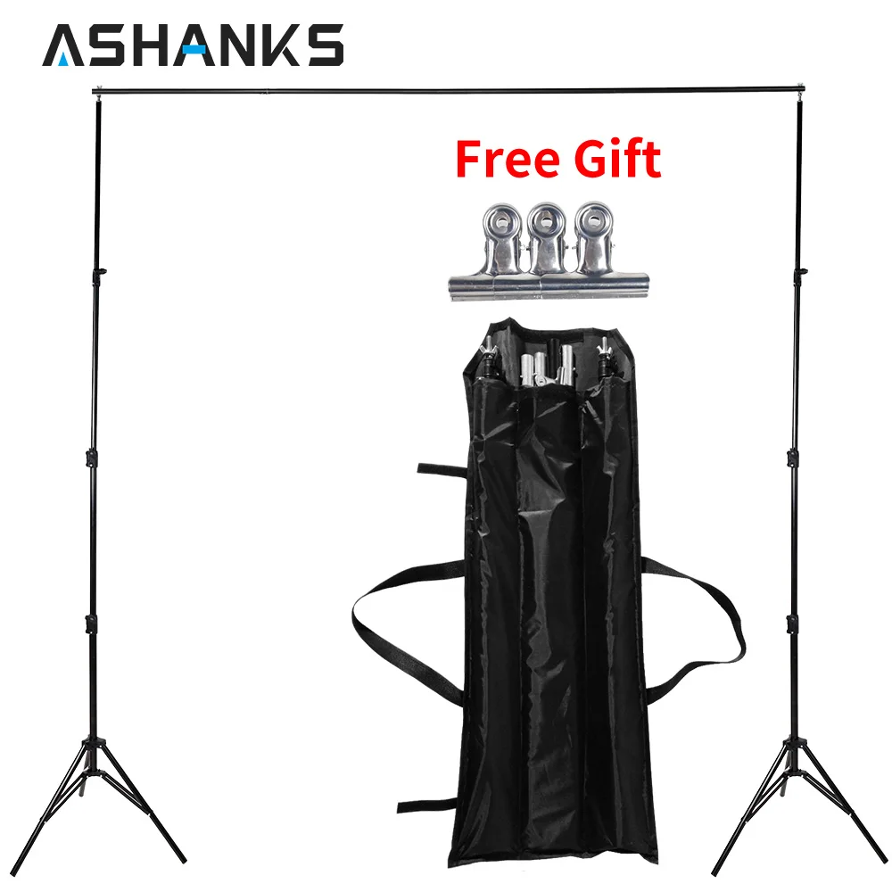 ASHANKS Фотостудия фоны рамка фон Система поддержки 2,6 м X 3 м подставки камера фото видео аксессуары+ сумка для переноски