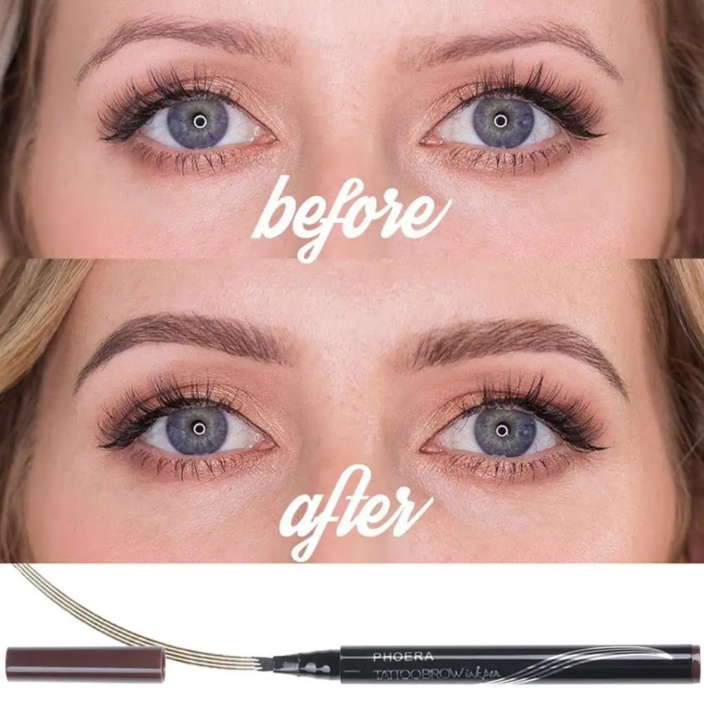 Microblading карандаш для бровей карандаш для татуировки стойкий Профессиональный тонкий эскиз жидкий карандаш для бровей водостойкий вилка