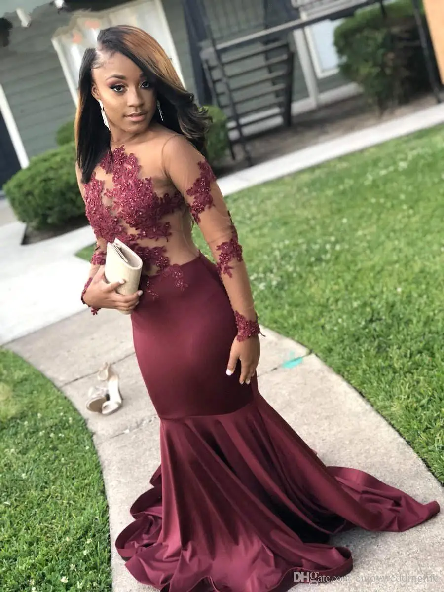 Vestidos de fiesta largos elegantes gala 2019 сексуальное прозрачное выпускное платье русалки с