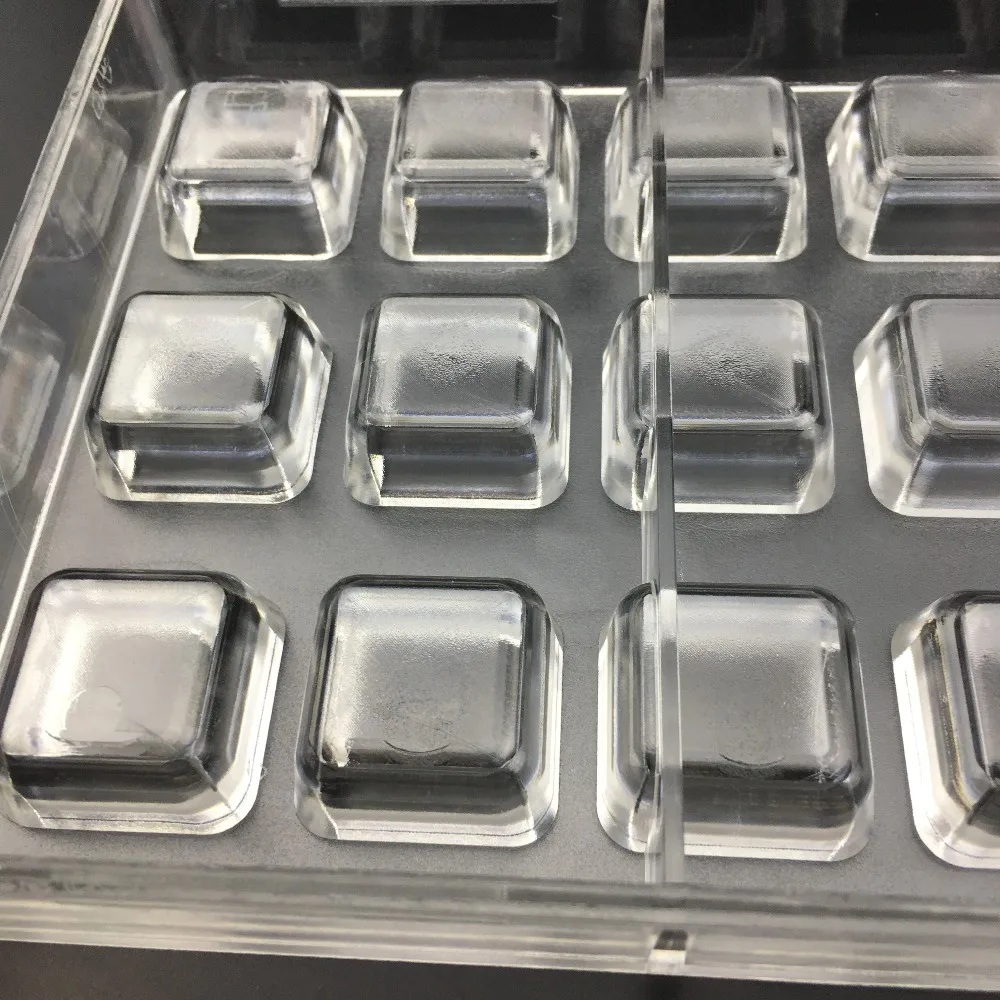 Недорогая жесткая коробка из поликарбоната шоколадная форма|polycarbonate chocolate