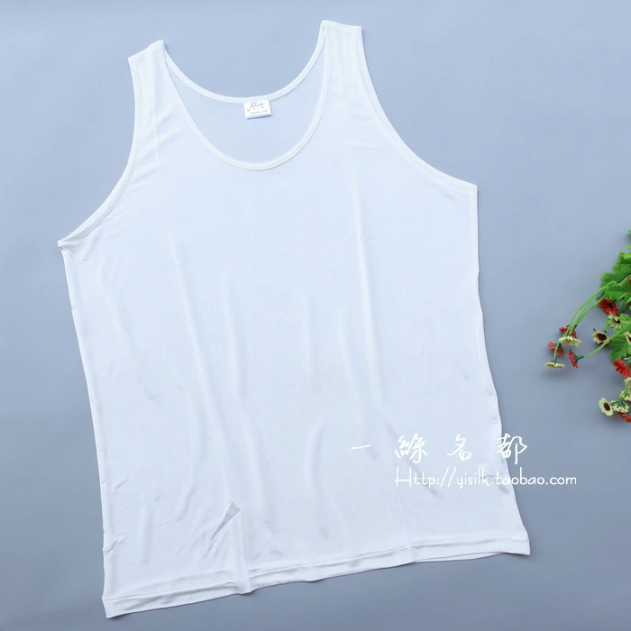 Мужской трикотажный жилет из шелка тутового шелкопряда 4 цвета 100%|t-shirt series|silk v-neck