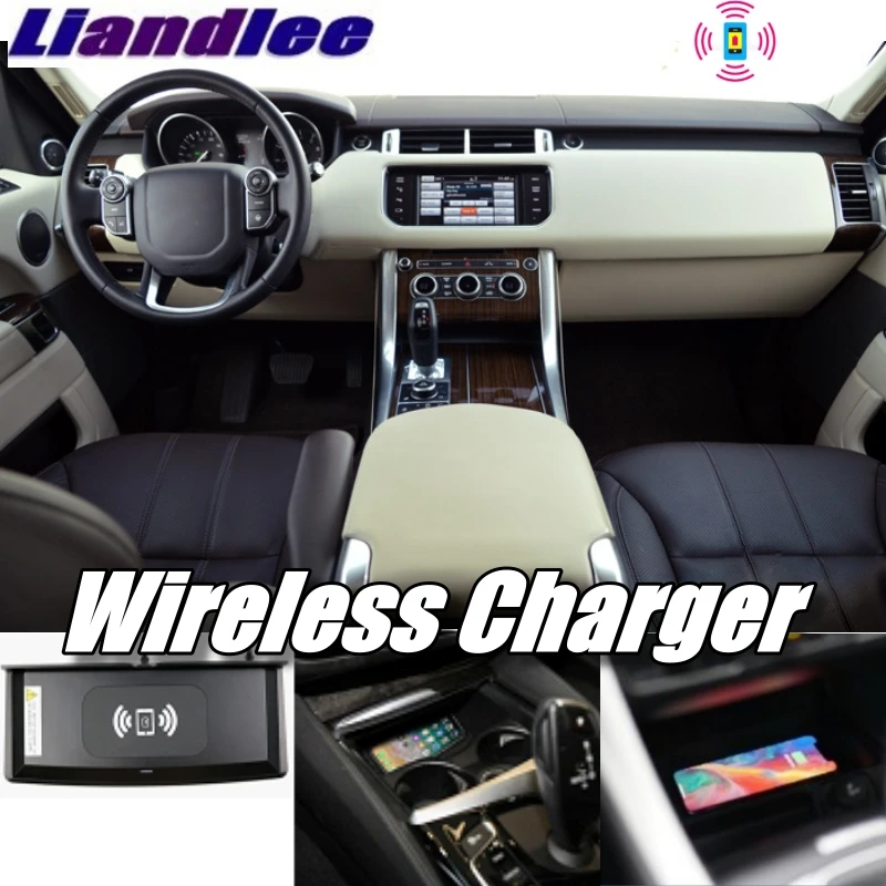 Liandlee беспроводной автомобильный телефон Charg er подлокотник отсек для хранения
