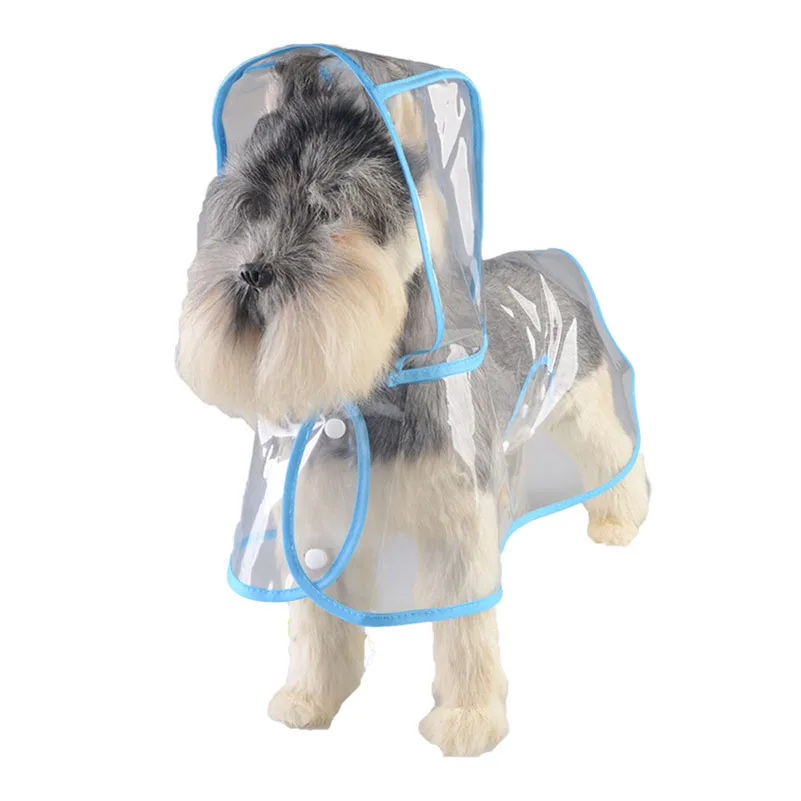 Собака Продукты прозрачный внешний водонепроницаемый непромокаемая куртка