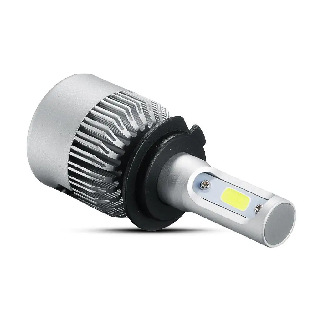 Oslamp H7 светодиодный фар автомобиля с адаптером селфи-Стик/CAN-шина COB с переключением между дальним и 72 Вт 8000lm автомобиля светодиодный лампы для передних фар для Ford VW Honda Mazda