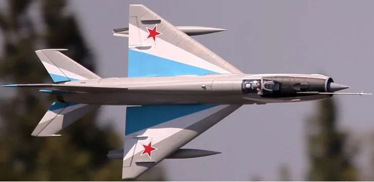 Freewing 80 мм Mig 21 Электрический RC струи модель PNP FJ21011