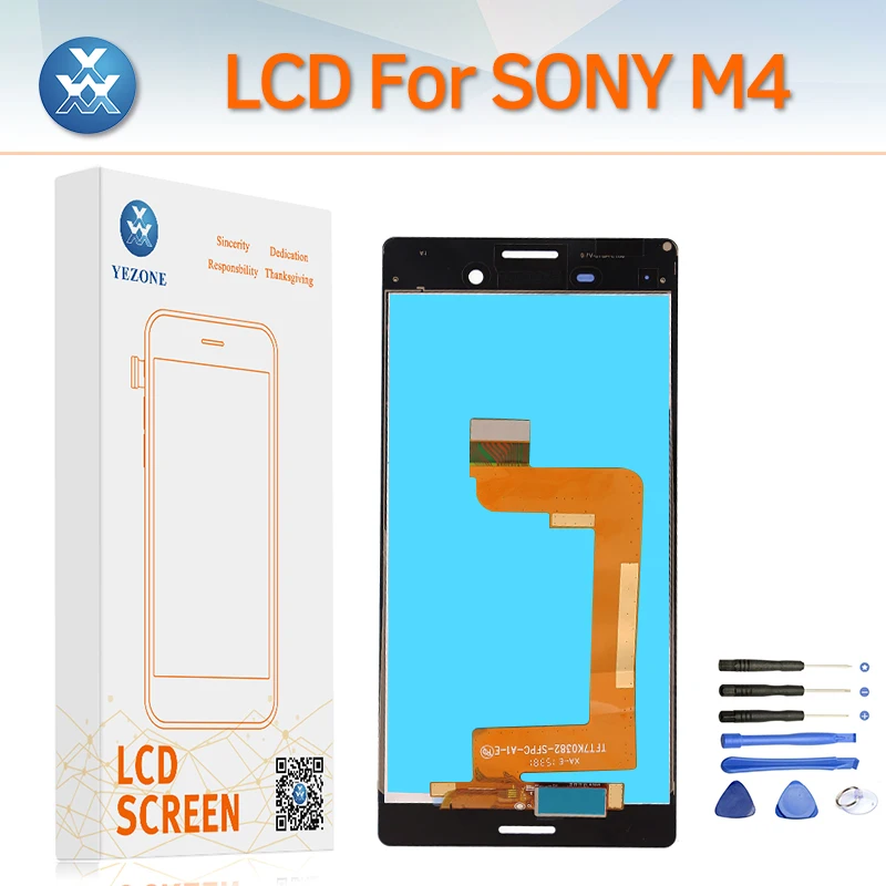Для sony Xperia M4 5 0 &quotPantalla с ЖК дисплей Дисплей Сенсорный экран планшета Ассамблеи