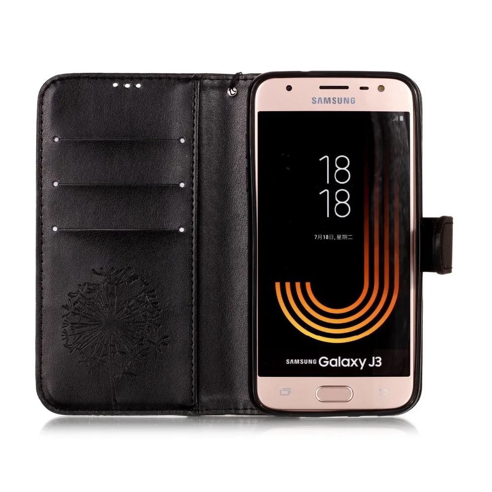 Чехол для Samsung Galaxy J3 2017 J330F европейская версия кожаный флип-чехол с рисунком