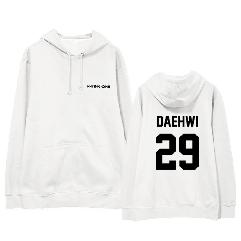 Толстовка флисовая с капюшоном K Pop толстовка из хлопка DAEHWI JISUNG пуловер длинным
