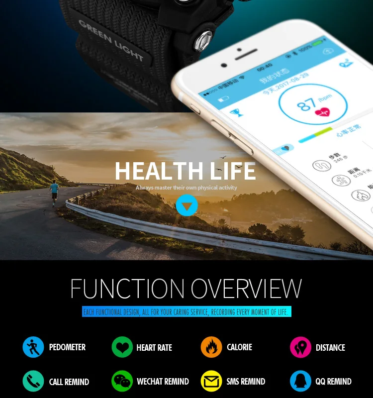 Модные Смарт-часы для мужчин Шагомер монитор сердечного ритма Bluetooth часы SKMEI мужские s часы Лидирующий бренд Роскошные Цифровые спортивные часы