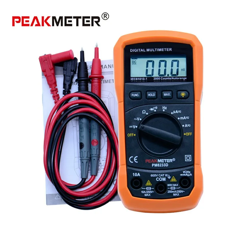 Цифровой мультиметр тестер 2000 отсчетов ЖК дисплей постоянного тока вольтметр