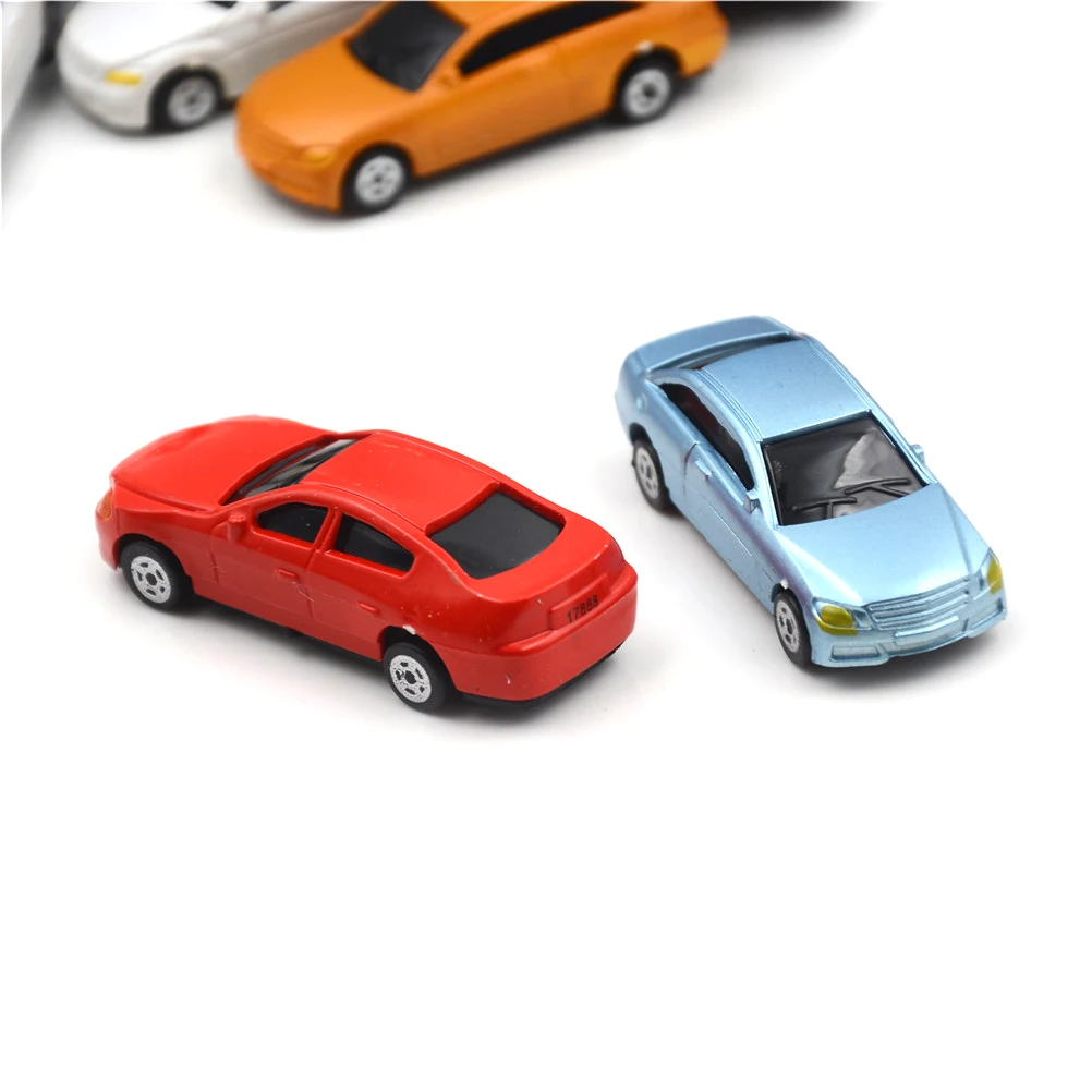 10 шт./лот детские игрушечные модели автомобилей пластиковые 1:75 весы мини-модели с