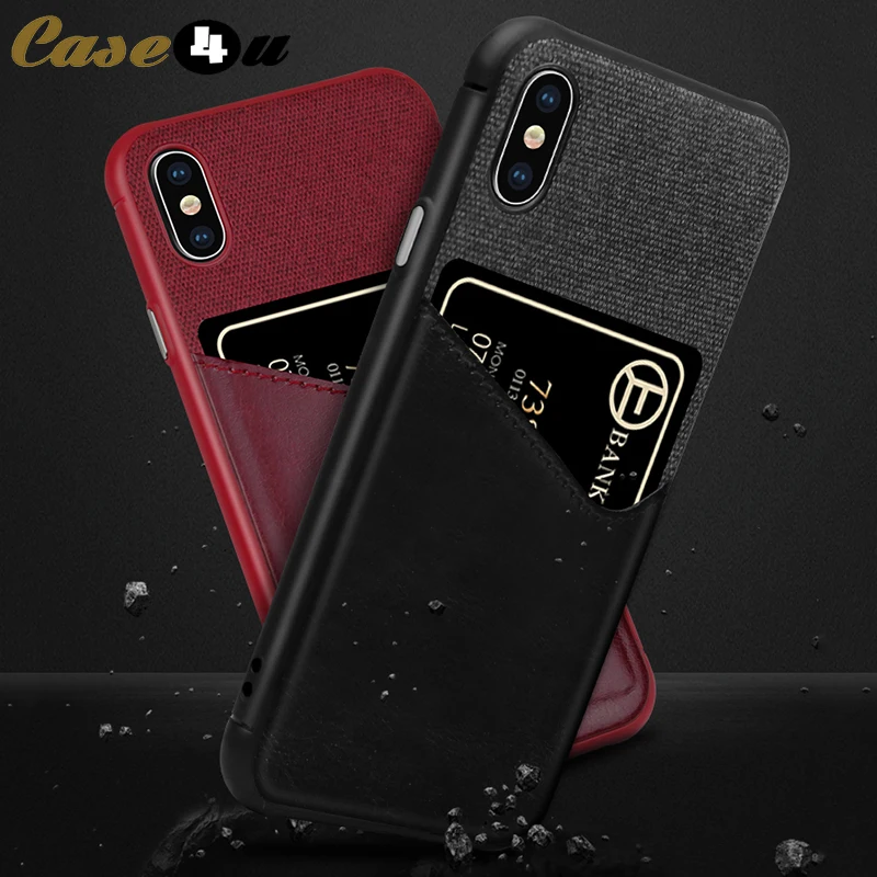 Мягкий чехол для телефона из искусственной кожи iPhone XS Max XR X 10 6 6s 7 8 Plus кошелек с