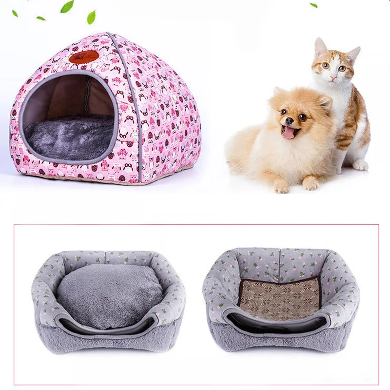 HEYPET кровать для кошек домашний коврик для кошек кровать для собак для маленьких собак гнездо для кошек зимняя теплая спальная кровать коврик для щенков товары для кошек