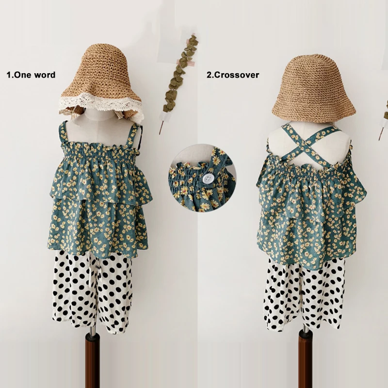 Новинка 2020 года Модные футболки для маленьких девочек Милые топы на бретельках с