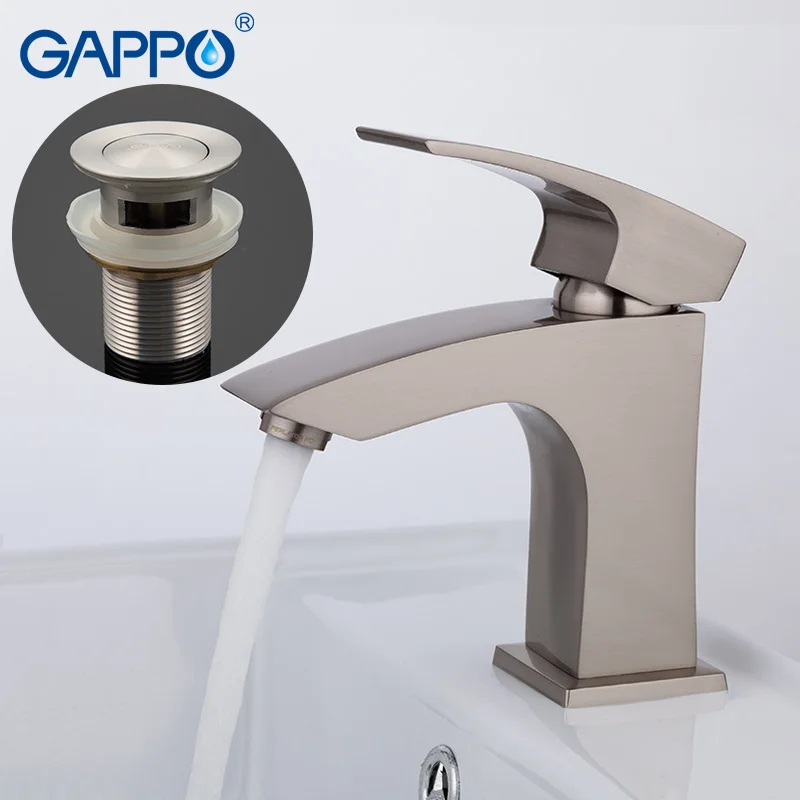 Смеситель для раковины GAPPO латунный G10075|mixer taps|deck mountedbasin faucet mixer |