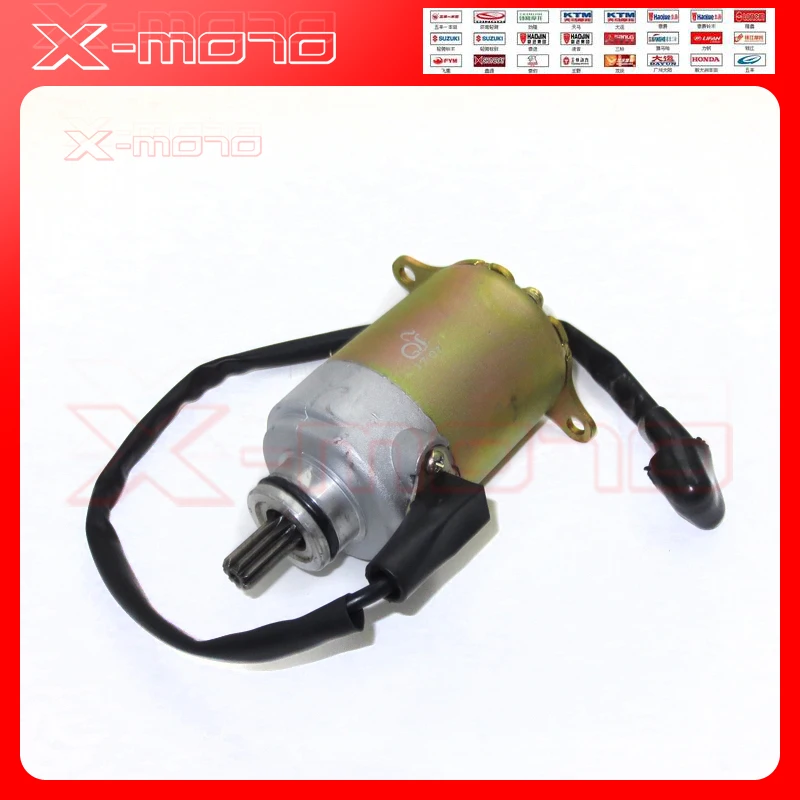Стартер 9T Gy6 50cc 60cc 80CC 139QMB китайский мопед скутер Пусковой двигатель|start motor|gy6 50cc139qmb