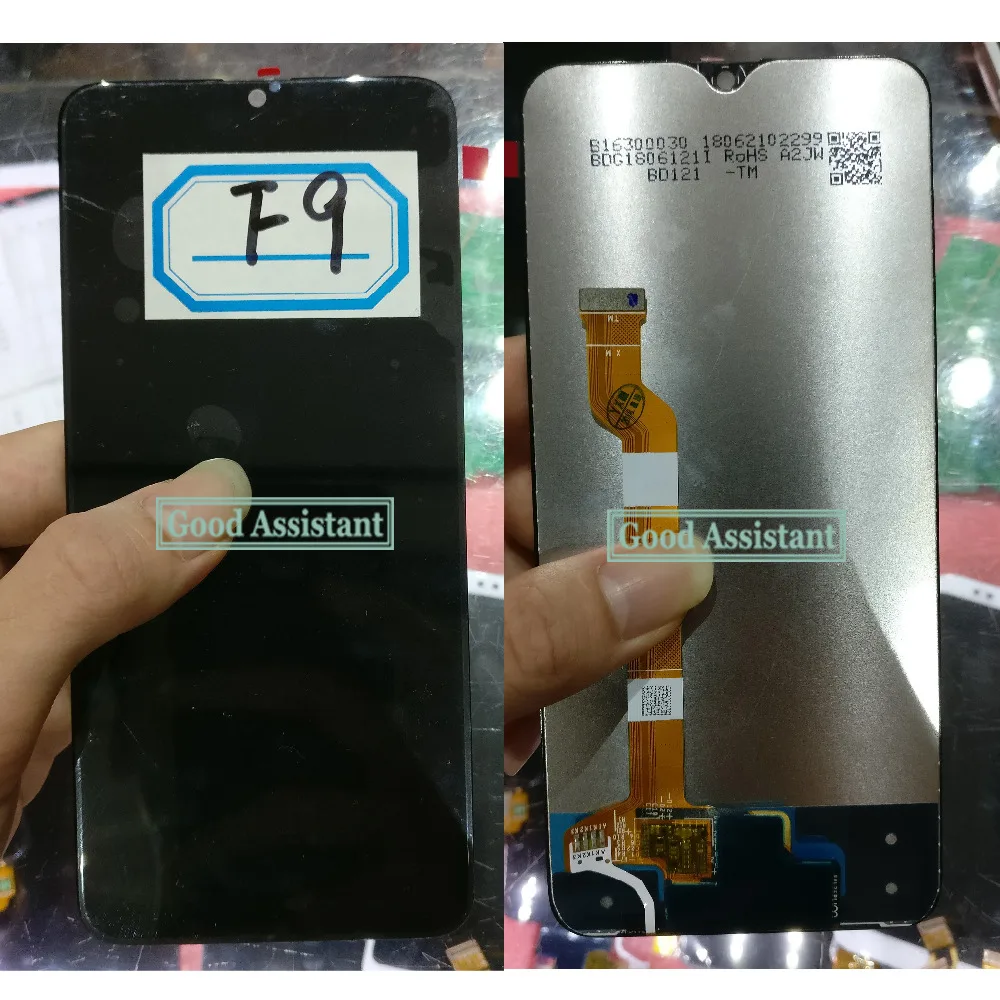 Черный ЖК дисплей 6 3 дюйма для Oppo F9 / Pro CPH1823 CPH1825 CPH1881 + сенсорная панель дигитайзер