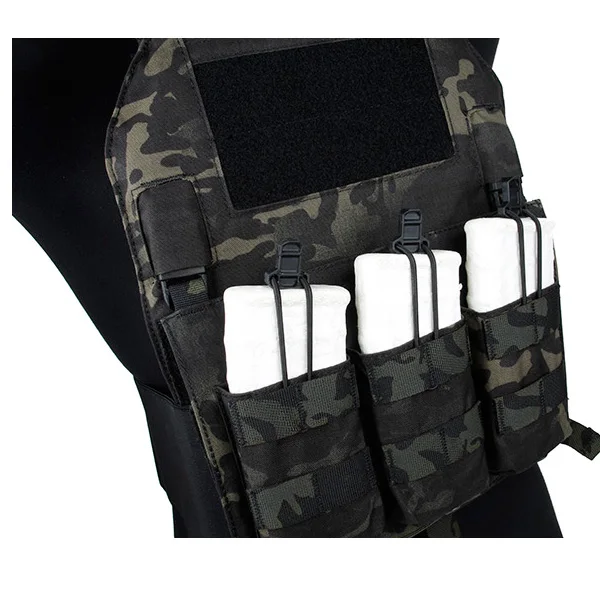 Черный тактический жилет Мультикам 419 с карманом для журналов MCBK|tactical vest|multicam