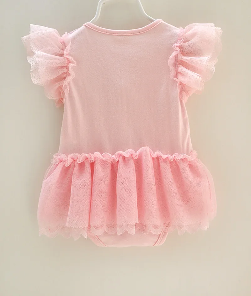 Очень красивая одежда для новорожденных девочек милое кружевное платье