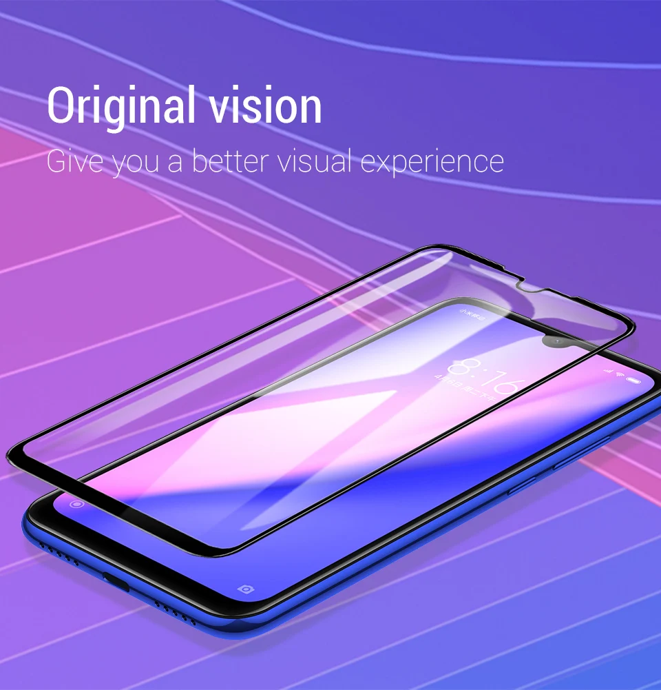 PZOZ для Xiao mi Red mi Note 7 8 K20 7A mi Note 10 CC9e Pro A3 9 mi 9 Защитная пленка для экрана полное покрытие защитная пленка из закаленного стекла