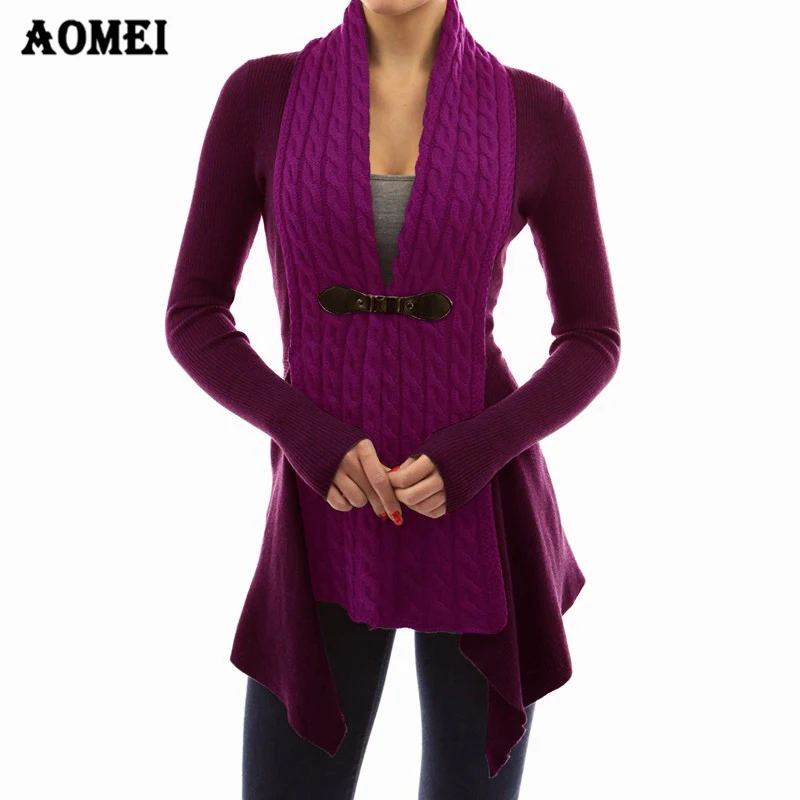 Casual Sexy Women Irregular V Neck Tops Sweaters Female Loose Knitwear Jackets Coat Long Sleeve Knitted Cardigans Outwear Jumper |