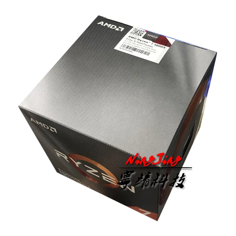 Процессор AMD Ryzen 7 3800X R7 3800X3,9 ГГц Восьмиядерный процессор с шестью резьбой 7NM L3 = 32M 100-000000025 разъем AM4 и с вентилятором