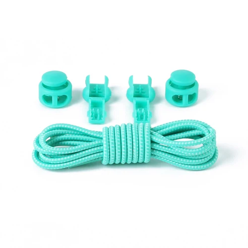 Mint Green EID 100 см, 1 пара, эластичные кроссовки со шнурками, эластичная обувь на шнурках, безопасная эластичная обувь для детей - Цвет: Mint Green