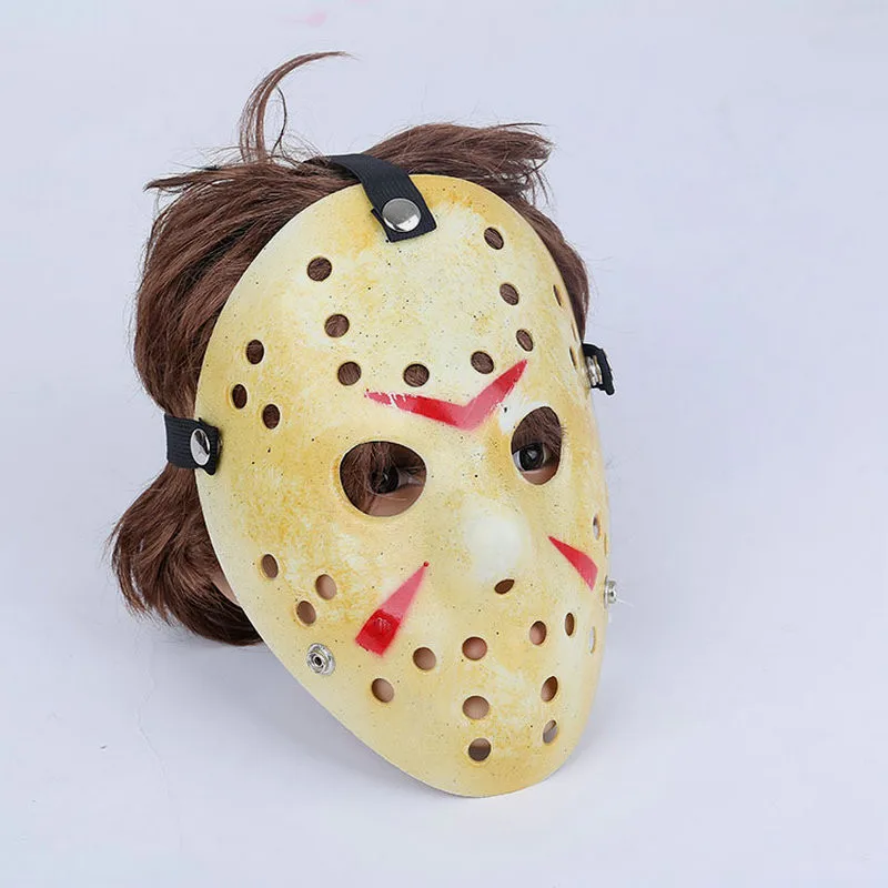 2 шт./лот Горячие фильмы золотые винтажные маски для вечеринки ужас Джейсон
