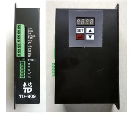 BLDC мотор драйвер 110V 220VAC 1000 Вт бесщеточный DC контроллер TD 909 для с датчиком