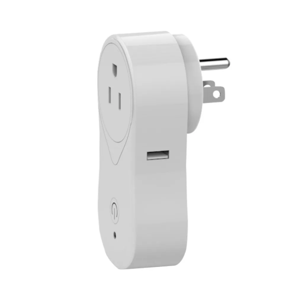 Умная розетка Wifi беспроводной переключатель Голосовое управление с usb-портом