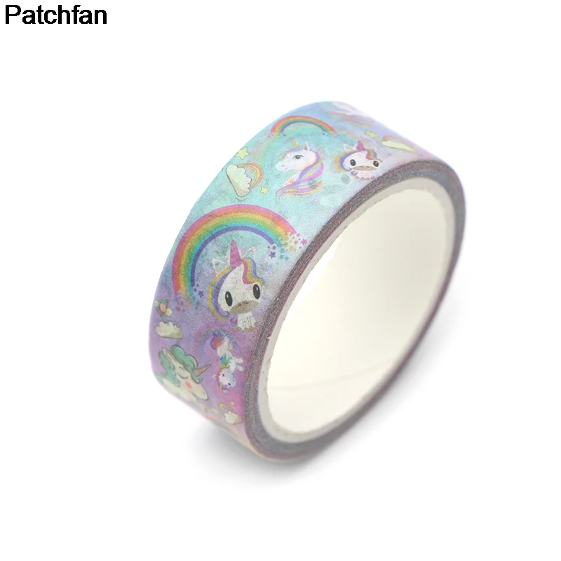 Patchfan мультфильм лошадь Забавный DIY Скрапбукинг клейкая бумага Васи маскирующая лента печатные узоры наклейки A1960