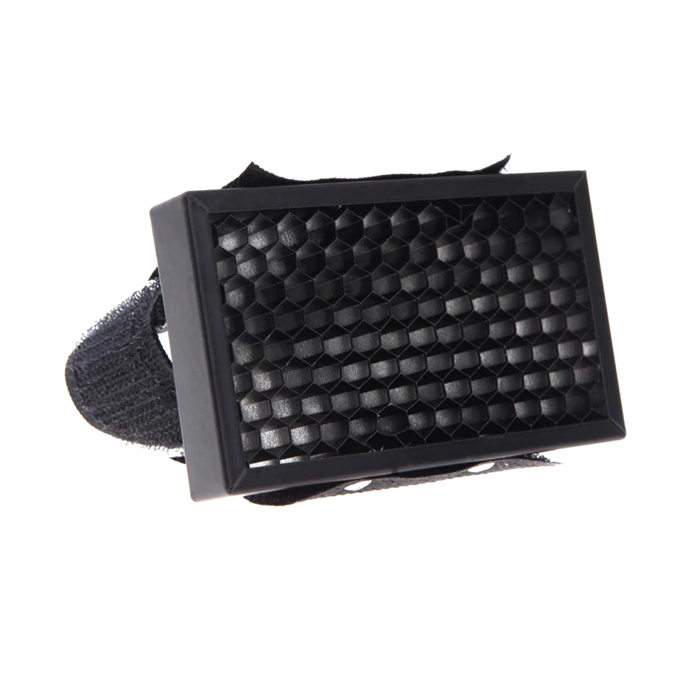 Светофильтр Honey Comb Diffuser Bouncer с регулируемой крепежной лентой для вспышки Speedlite