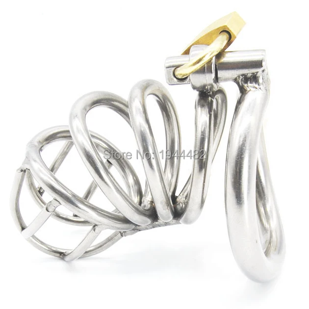 Секс игрушки Мужской Пояс верности кольцо на пенис в форме дуги из нержавеющей