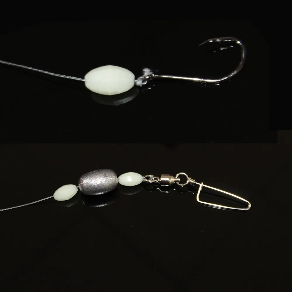 Shaddock Fishing 100 шт. 10 мм * 18 пластиковые светящиеся в темноте искусственные бусины