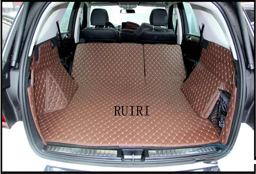 High quality! Special trunk mats for Mercedes Benz GLE 450 2018-2015 waterproof boot cargo liner GLE450 Free shipping |