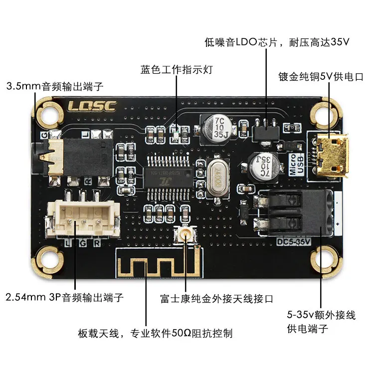 MP3 Bluetooth 4 2 декодер плата DIY динамик аудио усилитель мощности модифицированный